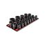 3/4" Drive 6-Point Impact Socket Set with Rails and Trays, 25 Pieces (17 - 50 mm)