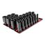 3/4" Drive Deep 6-Point Socket Set w/ Rails and Trays, 34-Piece (13 - 50mm)