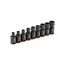 3/8" Drive 6-Point Universal Joint Impact Socket Set, 9-Piece (5/16-3/4")