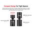 3/8" Drive 6-Point Universal Joint Impact Socket Set with Rails and Trays, 34-Piece (1/4-1", 6-24 mm)