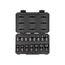 3/8" Drive 6-Point Universal Joint Impact Socket Set with Case, 15-Piece (1/4-1")