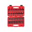 3/8" Drive 6-Point Universal Joint Impact Socket Set with Case, 34-Piece (1/4-1", 6-24 mm)