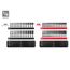 1/4, 3/8, 1/2" Drive 6-Point Impact Socket Set with Rails and Trays, 230-Piece (5/32 - 1-1/2", 4-38 mm)