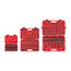1/4, 3/8, 1/2" Drive 12-Point Impact Socket Set with Cases, 211-Piece (5/32 - 1-1/2", 4 - 39 mm)