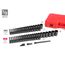 1/4, 3/8, 1/2" Drive 12-Point Impact Socket Set with Cases, 211-Piece (5/32 - 1-1/2", 4 - 39 mm)
