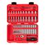 1/4" Drive 6-Point Socket and Ratchet Set, 56-Piece (5/32 - 9/16", 4 - 15mm)
