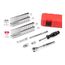 1/4" Drive 12-Point Socket and Ratchet Set, 56-Piece (5/32 - 9/16", 4 - 15mm)