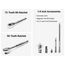 1/4" Drive 6-Point Small Engine Shallow Socket, Bit, and Non-Quick-Release Ratchet Set w/ Case (50-Piece)