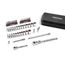 1/4" Drive 12-Point Small Engine Shallow Socket, Bit and Flex Head Quick-Release Ratchet Set w/ Case (50-Piece)