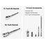 1/4" Drive 12-Point Small Engine Shallow Socket, Bit and Flex Head Quick-Release Ratchet Set w/ Case (50-Piece)