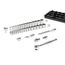3/8" Drive 12-Point Socket and Ratchet Set with Rails, 36-Piece (1/4-1")