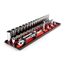 3/8" Drive 6-Point Socket and Ratchet Set with Rails, 44-Piece (6-24mm)