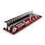 3/8" Drive 12-Point Socket and Ratchet Set with Rails, 44-Piece (6-24mm)