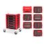 1/2" Drive Shallow and Deep 6-Point Socket and Ratchet Set in Modular Stacking Tool Cart, 109-Piece (3/8"- 1-1/2", 10 - 38mm)