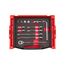1/2" Drive Ratchet and Accessory Set w/ Open Top Drawer and Rack (13-Piece)