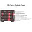 1/2" Drive Ratchet and Accessory Set w/ Open Top Drawer and Rack (13-Piece)