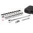 3/4" Drive 12-Point Socket and Ratchet Set, 24-Piece (3/4-2")