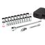 3/4" Drive Deep 6-Point Socket and Ratchet Set, 24-Piece (3/4-2")