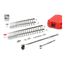 1/4, 3/8, 1/2" Drive 6-Point Socket and Ratchet Set (212-Piece)