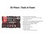 3/8" Drive 6-Point Socket, Bit, and Ratchet Set w/ Mini Stacking Tool Box, 35-Piece (8 - 19mm)