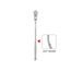 3/8" Drive x 12" Flex Head Bent Handle Long Ratchet