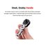 1/4" Drive x 3" Flex Head Non-Quick-Release Stubby Ratchet