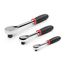 1/4, 3/8, 1/2" Drive Comfort Grip Ratchet Set, 3-Piece (6, 8, 10-1/2")