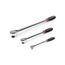 1/4, 3/8, 1/2" Drive Comfort Grip Long Ratchet Set, 3-Piece (9, 12, 18")