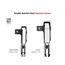 3/8" Drive Quick-Release Small Body Ratchet Set, 3-Piece (3, 6", 6" flex)