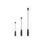 1/4, 3/8, 1/2" Drive Quick-Release Comfort Grip Long Ratchet Set, 3-Piece (9, 12, 18")