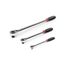 1/4, 3/8, 1/2" Drive Quick-Release Comfort Grip Long Ratchet Set, 3-Piece (9, 12, 18")
