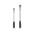 3/8, 1/2" Drive Flex Head Quick-Release Comfort Grip Long Ratchet Set, 2-Piece (12, 14")