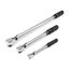 1/4", 3/8", 1/2" Drive 90-Tooth Dual-Direction Micrometer Torque Wrench Set, 3-Piece (20 in-lb - 300 ft-lb)