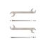 1" Angle Head Open End Wrench