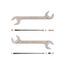 1-1/4" Angle Head Open End Wrench