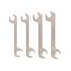 Angle Head Open End Wrench Set, 4-Piece (1-5/16 - 1-1/2")