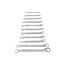 45-Degree Offset Box End Wrench Set, 11-Piece (6-32mm)