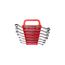 45-Degree Offset Box End Wrench Set with Holder, 7-Piece (6-19mm)