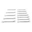 45-Degree Offset Box End Wrench Set, 12-Piece (1/4-13/16", 6-19mm)