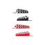 45-Degree Offset Box End Wrench Set with Holder, 12-Piece (1/4-13/16", 6-19mm)