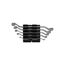 45-Degree Offset Box End Wrench Set with Modular Wrench Organizer, 5-Piece (1/4-13/16")