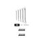45-Degree Offset Box End Wrench Set with Modular Wrench Organizer, 5-Piece (1/4-13/16")