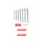 45-Degree Offset Box End Wrench Set with Modular Wrench Organizer, 7-Piece (6-19mm)