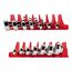 45-Degree Offset Box End Wrench Set with Modular Wrench Organizer, 7-Piece (6-19mm)