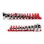 45-Degree Offset Box End Wrench Set with Modular Wrench Organizer, 11-Piece (6-32mm)