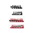 45-Degree Offset Box End Wrench Set with Modular Wrench Organizer, 12-Piece (1/4-13/16", 6-19mm)