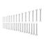 Combination Wrench Set, 34-Piece (1/4 - 1", 6 - 24mm)