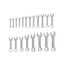 Stubby Combination Wrench Set, 19-Piece (6 - 24mm)
