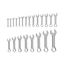Stubby Combination Wrench Set, 22-Piece (6 - 32mm, Common Sizes)