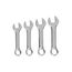 Stubby Combination Wrench Set, 4-Piece (13/16"- 1")